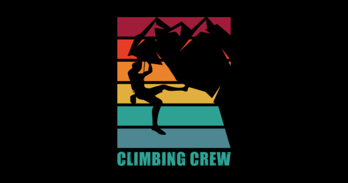 Rock Climbing Climber - Rock Climbing - Sticker | TeePublic