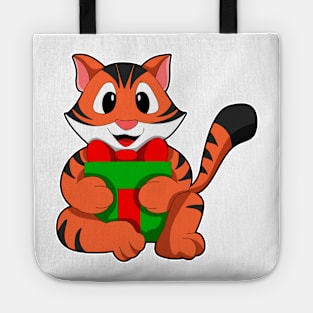 Tiger at Birthday with Gift Tote