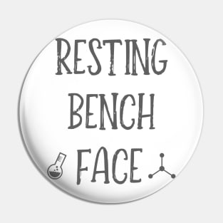 Resting Bench Face - Grey Pin