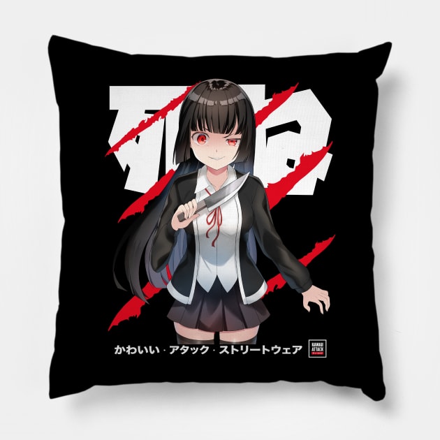 Japanese Anime Yandere Girl Pillow by KawaiiAttack