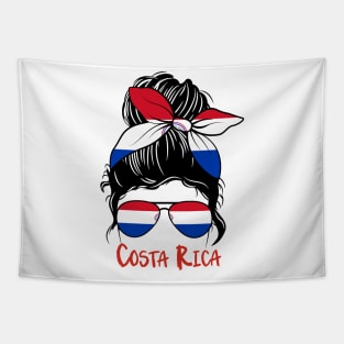 Costa Rican Girl, Costa Rican girlfriend, Costa Rica Messy bun, Costariquense Tapestry