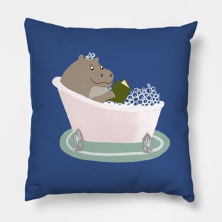 Hippopotamus Reading Pillow