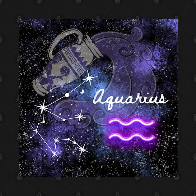 Aquarius Water Bearer Zodiac Sign Astrology by AlmostMaybeNever