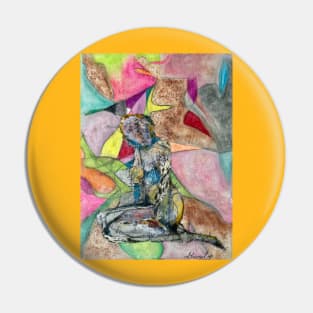 Abstract Expressionism Abstract Art Pin