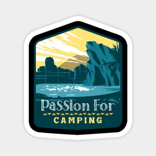 Passion For Camping Magnet