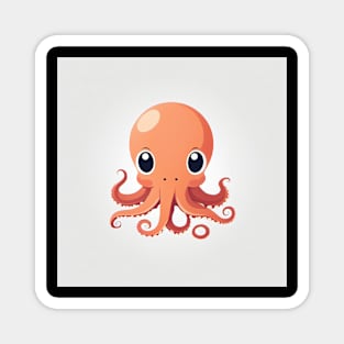 Minimalistic Octopus Magnet