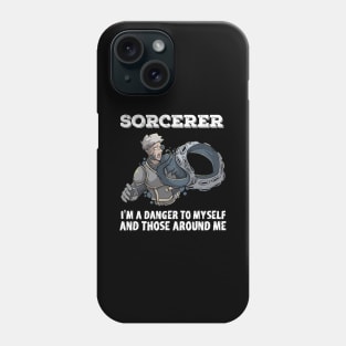 Wizard Mage RPG PnP Roleplaying Dungeon Sorcerer Meme Gift Phone Case