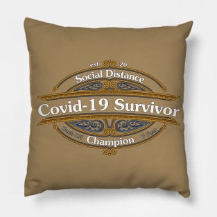 Covid 19 Survivor Pillow