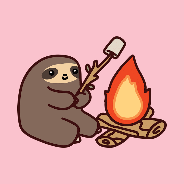 Campfire Sloth by restaurantmar