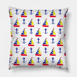 Sailing And Anchors Pillow