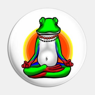 Zen Frog Pin