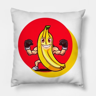 Cute muscle banana Pillow