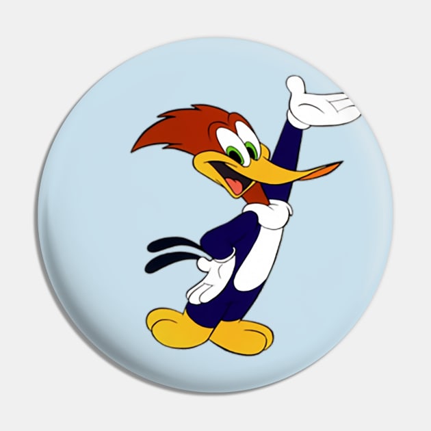 Woody Woodpecker Pin by offsetvinylfilm