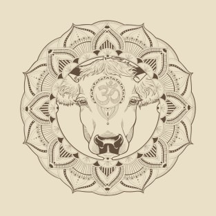 Mandala Cow T-Shirt