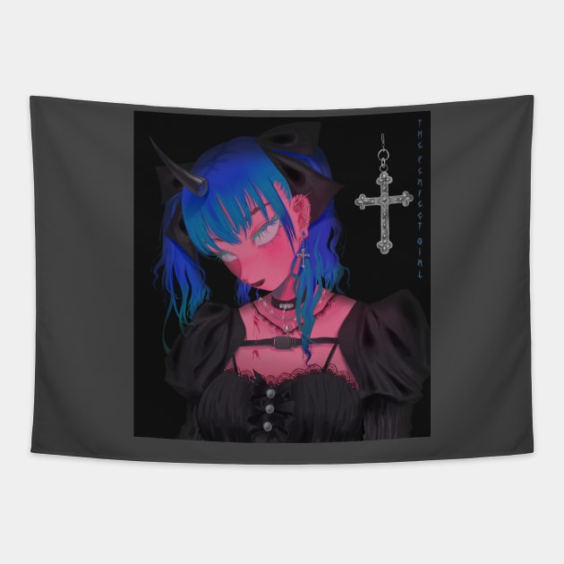 Goth dark Tapestry by Rk7777