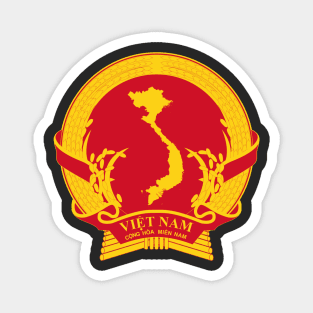 Emblem of the Provisional Revolutionary Government of the Republic of South Vietnam (1969 - 1976) Magnet