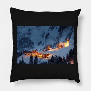 Skiing Resort Pillow