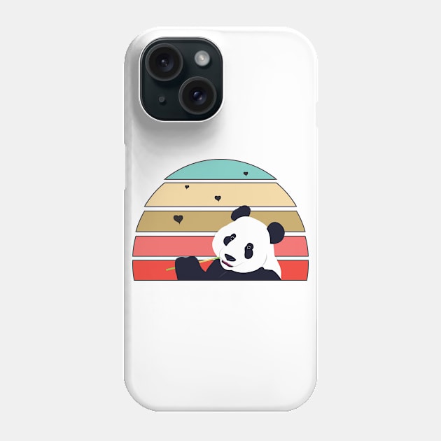 Panda bear Phone Case by dddesign