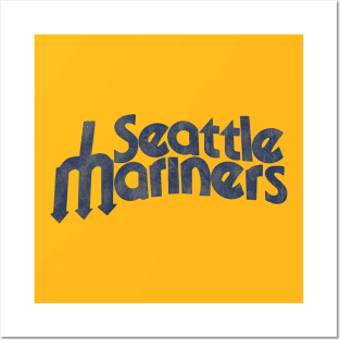 Seattle Mariners - Sea Us Rise Lines Photographic Print for Sale