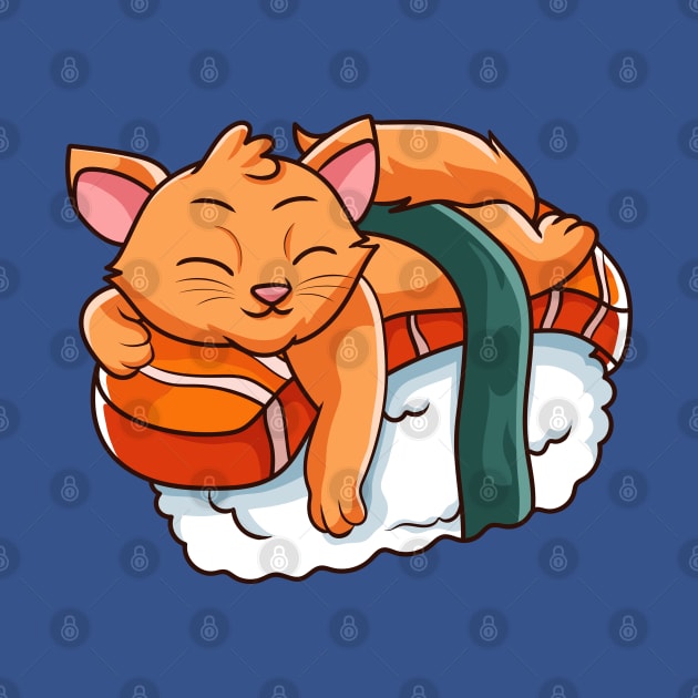 Sushi cat by LIFUA