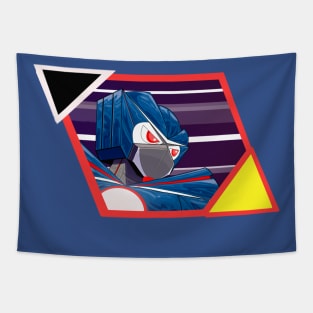 Go Robo Now Headshot Tapestry