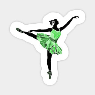 Inverted Ballet Dancer Magnet