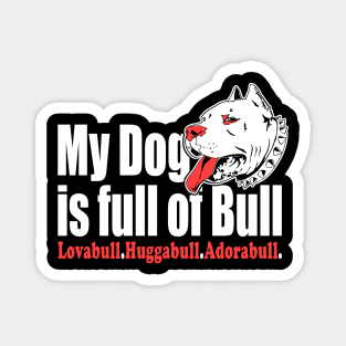 PITBULL LOVER Magnet