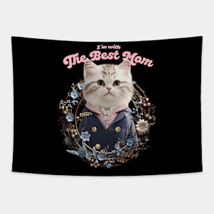 Best Cat Mom 1 Tapestry