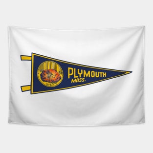 Plymouth Massachusetts Pennant Tapestry