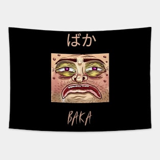 Funny Anime Baka Weird Face - Style 03 Both Tapestry