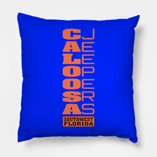 Orange Vertical Logo Pillow