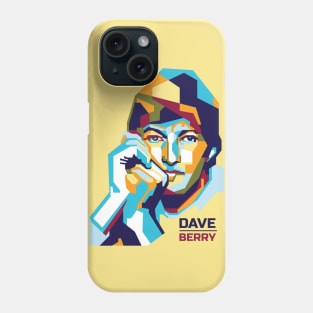 Abstract Dave Berry in WPAP Phone Case