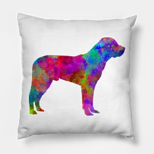 Great Swiss Mountain Dog in watercolor Pillow