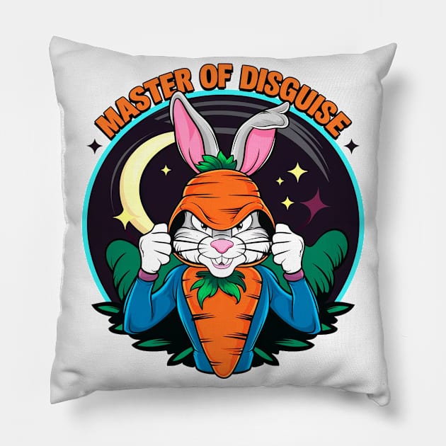 Master of disguise Pillow by zoelewi