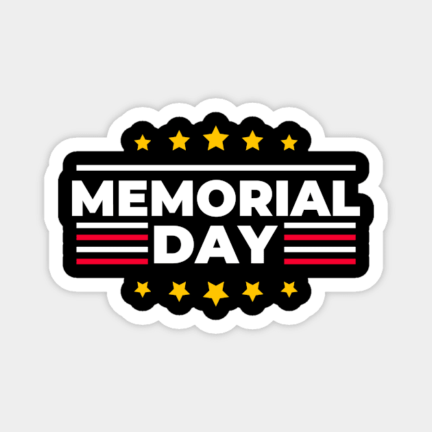 Memorial day Magnet by BeDesignerWorld