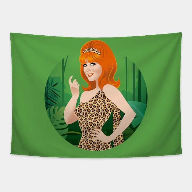 Ginger Tapestry by AlejandroMogolloArt