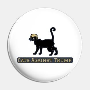 Cats Against Trump Pin