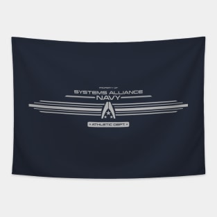 Alliance Navy Athletic Dept. [Grey] Tapestry