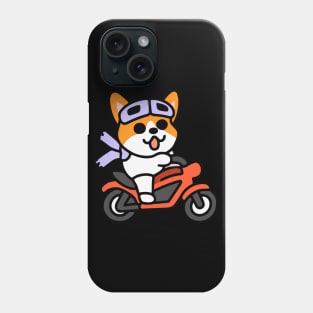 Biker Corgi Dog Lover Welsh Phone Case