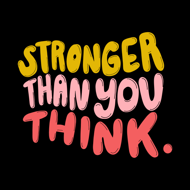 Stronger Than You Think by binding classroom