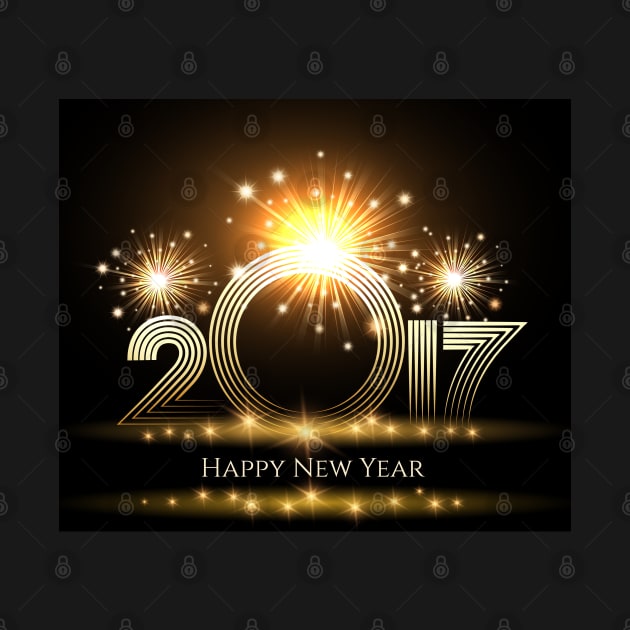 Happy New Year Card Design by devaleta