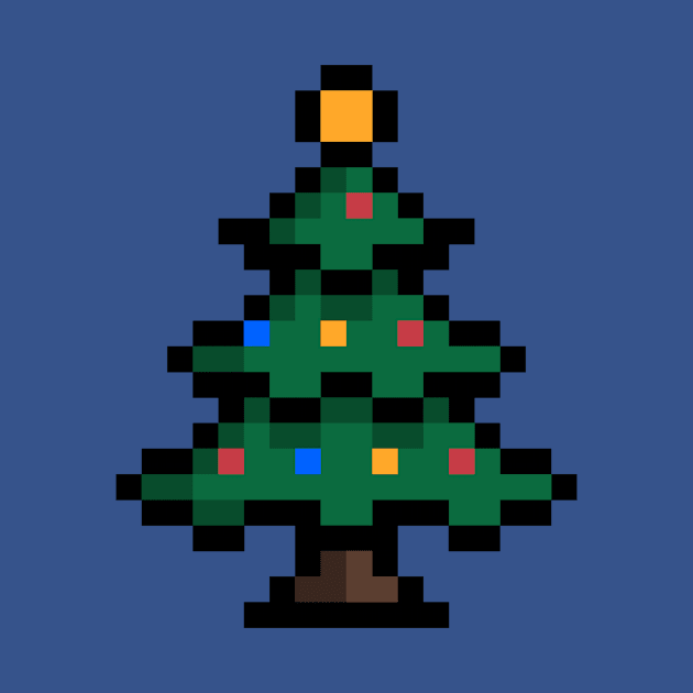 Cute pixel christmas tree by Pixelo