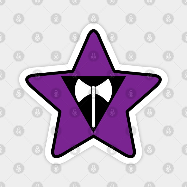 Labrys Lesbian Pride Star Magnet by SimplyPride