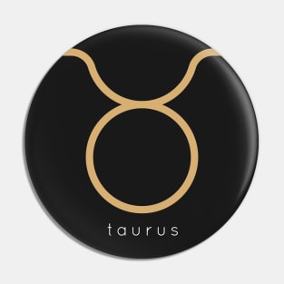 Zodiac Sign Taurus Pin