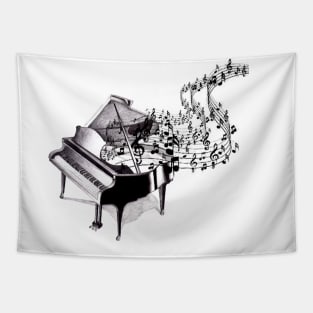 piano music explosion Tapestry