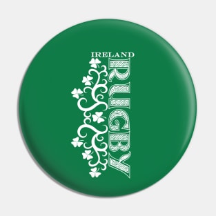 Ireland Rugby Classic Celtic Tattoo Design Pin