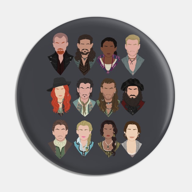 Black Sails characters Pin by jesspalumboart