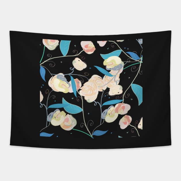 Blossom of a spring's night Tapestry by markatos