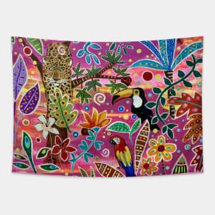 Pink Amazonia Tapestry