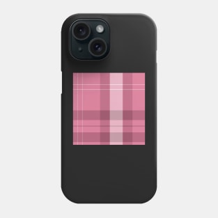 berry pink plaid Phone Case